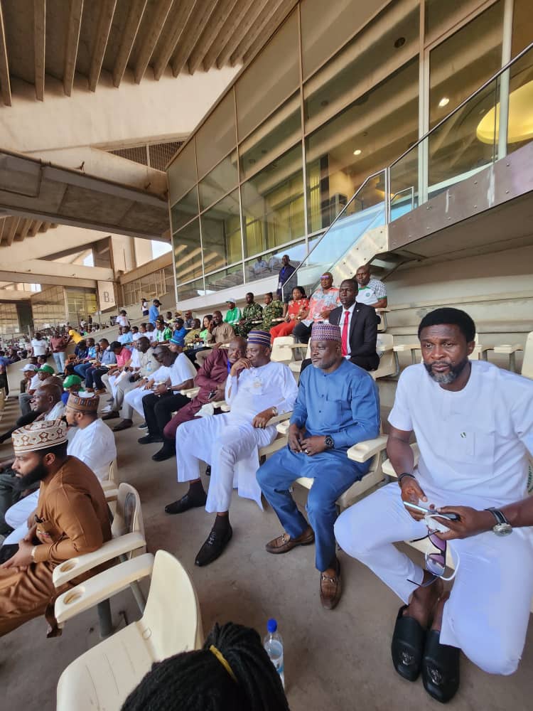 The Edo FA Chairman, Watching the Super Falcons Match