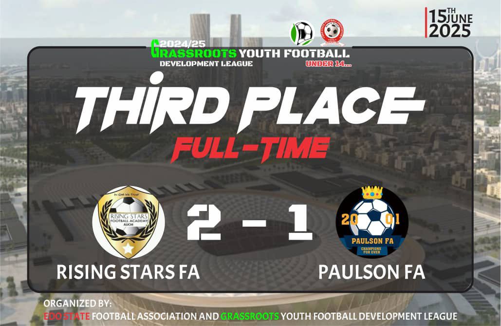 U14 3rd Place Result